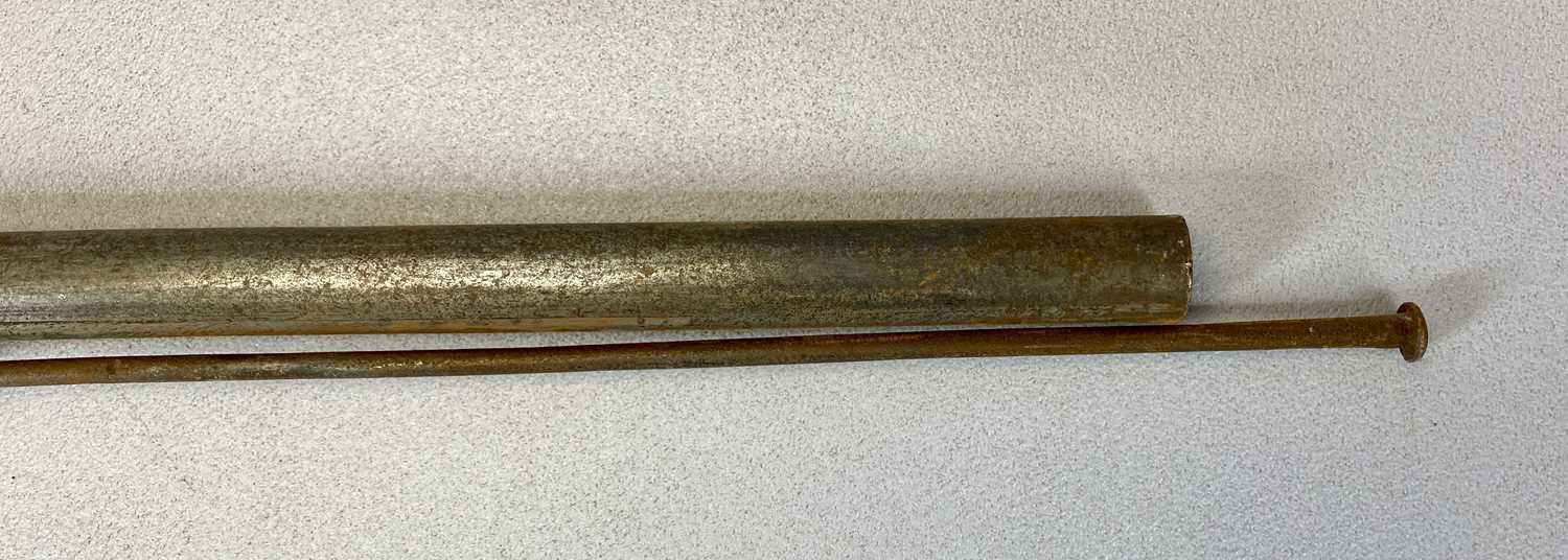 LATE 19TH CENTURY PERCUSSION RIFLE, 93cms cylindrical barrel with ramrod Provenance: deceased estate - Image 5 of 5