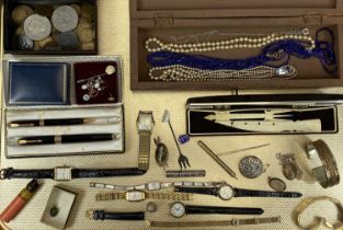 (LOT WITHDRAWN FROM AUCTION) - MIXED JEWELLERY, WATCHES, COINS & OTHER COLLECTABLES, including