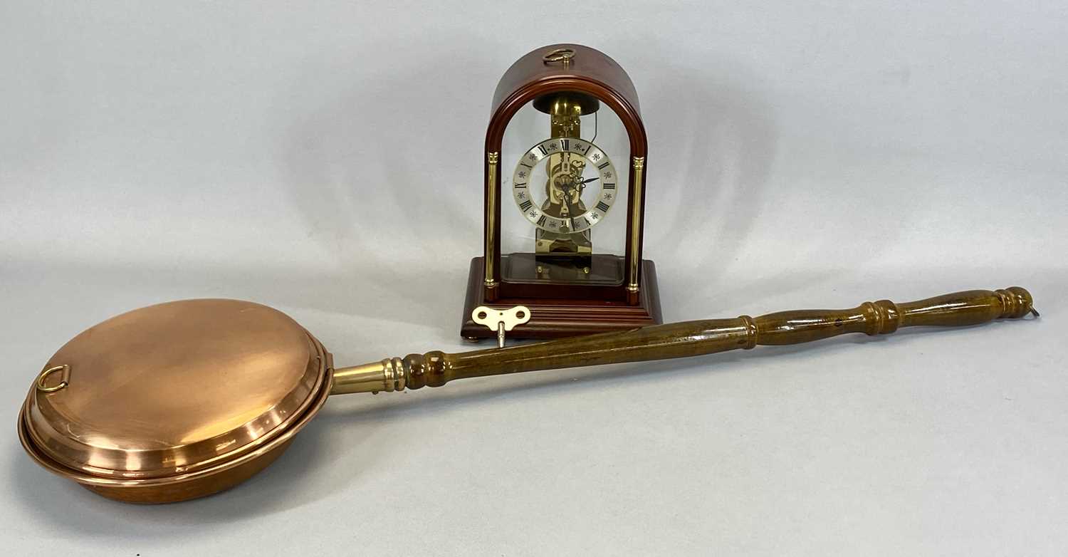 MIXED COLLECTABLES including H Samuel bracket clock, mahogany case with gilded pillars, skeleton - Image 3 of 4