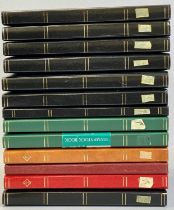 LARGE STAMP COLLECTION contained in 13 stock books, British and World, mainly 20th Century