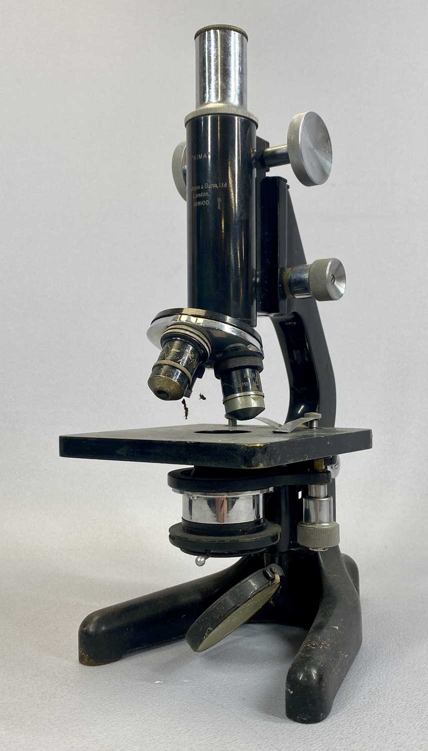 SCIENTIFIC INTSTRUMENTS / RELATED ITEMS comprising W Watson & Sons, London, 'Kima' microscope, No. - Image 3 of 7