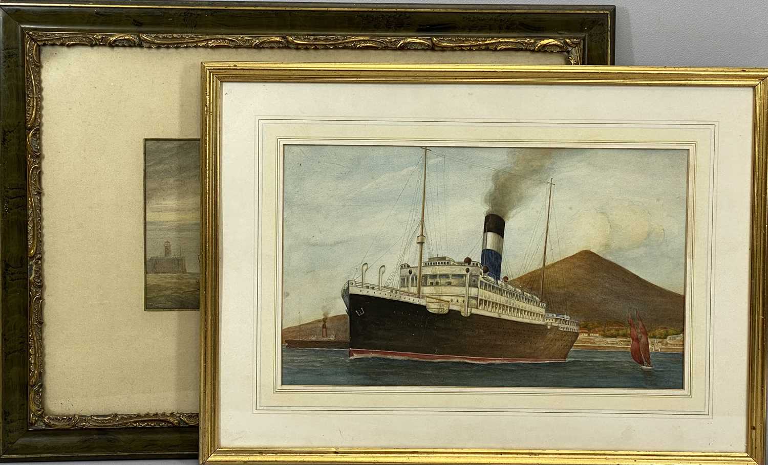 ATTRIBUTED TO JOHN ROBERT MATHER (INITIALLED JRM) mid-19th century marine watercolour - sailing - Image 4 of 4