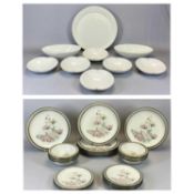 MIXED CERAMICS including Denby "Romance" pattern dinner service, 6 x 25.5cms plates, 5 x 18.5cms