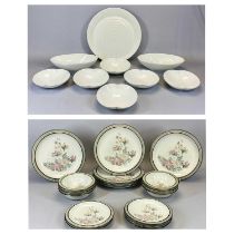 MIXED CERAMICS including Denby "Romance" pattern dinner service, 6 x 25.5cms plates, 5 x 18.5cms