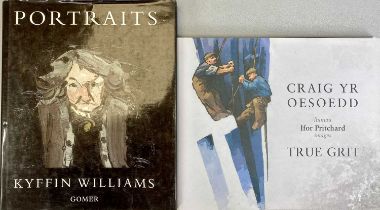 TWO WELSH ART BOOKS comprising (1) Sir Kyffin Williams 'Portraits', published June 1966, Gomer Press