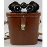 CARL ZEISS JENA JENOPTEM 10 X 50W BINOCULARS cased with leather strap Provenance: deceased estate