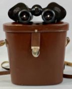 CARL ZEISS JENA JENOPTEM 10 X 50W BINOCULARS cased with leather strap Provenance: deceased estate