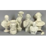 COLLECTION OF PARIANWARE FIGURES including King George V & Halin, 23.5cms the tallest Provenance: