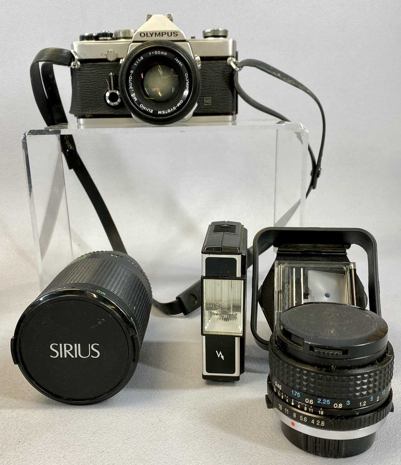 CAMERAS & ACCESSORIES including Olympus OM-1 SLR with 50mm lens, Yashica TL Electro SLR camera - Image 4 of 4