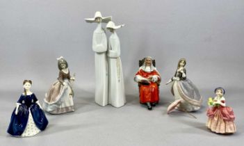 COLLECTION OF CHINA FIGURINES, 3 x Royal Doulton, 'The Judge' HN2443, 'Debbie' HN2385 and 'Sissie'