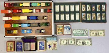 MIXED COLLECTOR'S ITEMS including an album of Ogden's cigarette cards, Birds Eggs and British Birds,