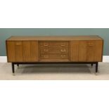 G-PLAN GOLD LABEL MID-CENTURY SIDEBOARD, with twin bifold doors and three central drawers, 177 (h) x