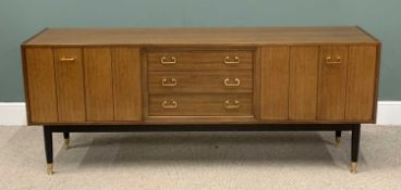 G-PLAN GOLD LABEL MID-CENTURY SIDEBOARD, with twin bifold doors and three central drawers, 177 (h) x