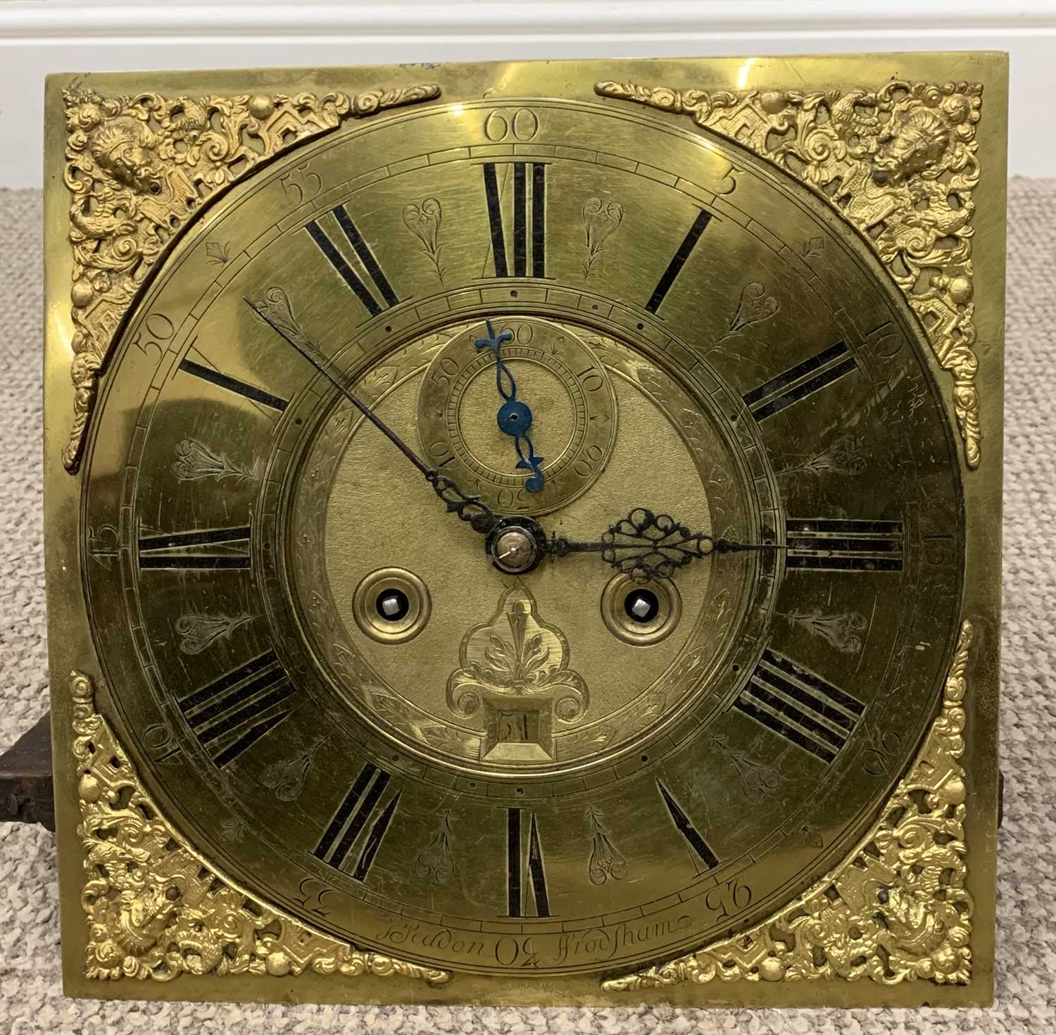 THREE ANTIQUE LONGCASE CLOCKS each for restoration / workshop parts, includes oak cased, brass - Image 6 of 14