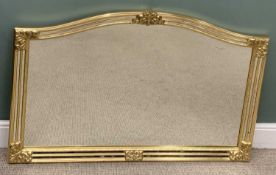 MODERN GILT FRAMED WALL MIRROR, 88 (h) x 129cms (w) Provenance: private collection Conwy