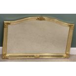 MODERN GILT FRAMED WALL MIRROR, 88 (h) x 129cms (w) Provenance: private collection Conwy
