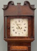 RARE YNYS MON / ANGLESEY LONGCASE CLOCK, painted dial inscribed McCutcheon, Beaumaris, with 8-day