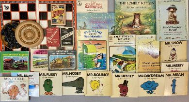 VINTAGE/RETRO CHILDREN'S BOOKS & GAMES, including Picture Lions volumes, Pugwash and the Sea monster