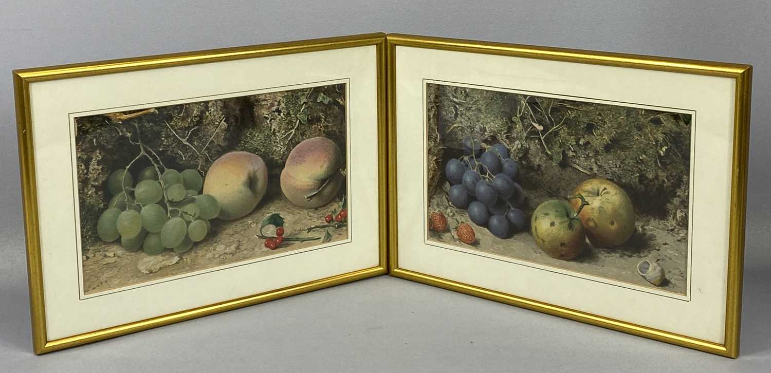 WILLIAM HUNT (1790-1864) RWS watercolours a pair - still lives of fruit, signed 16.5 x 27.5cms - Image 3 of 6