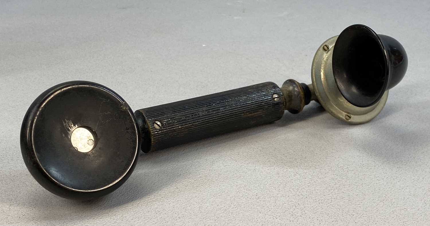 EARLY 20TH CENTURY JYDSK TELEFON AKTIESELSKAB - DANISH PILLAR TABLETOP TELEPHONE, with crank handle, - Image 4 of 4