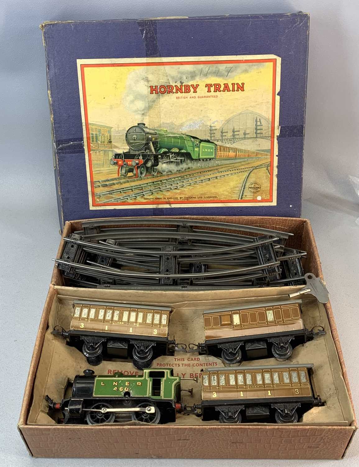 HORNBY TRAINS - tin plate boxed clockwork set, another boxed set, quantity of boxed Rolling Stocks - Bild 5 aus 6