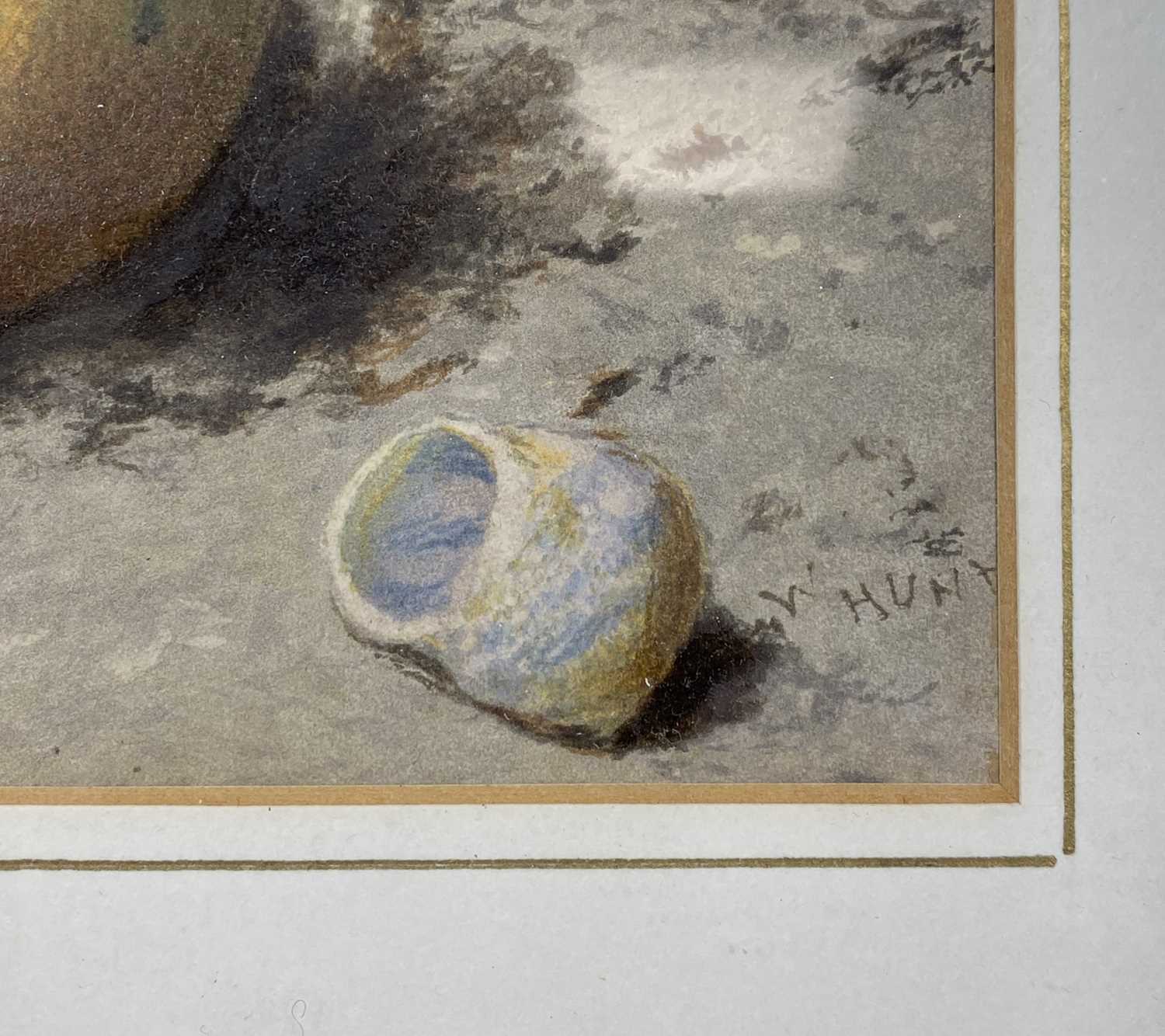 WILLIAM HUNT (1790-1864) RWS watercolours a pair - still lives of fruit, signed 16.5 x 27.5cms - Image 5 of 6