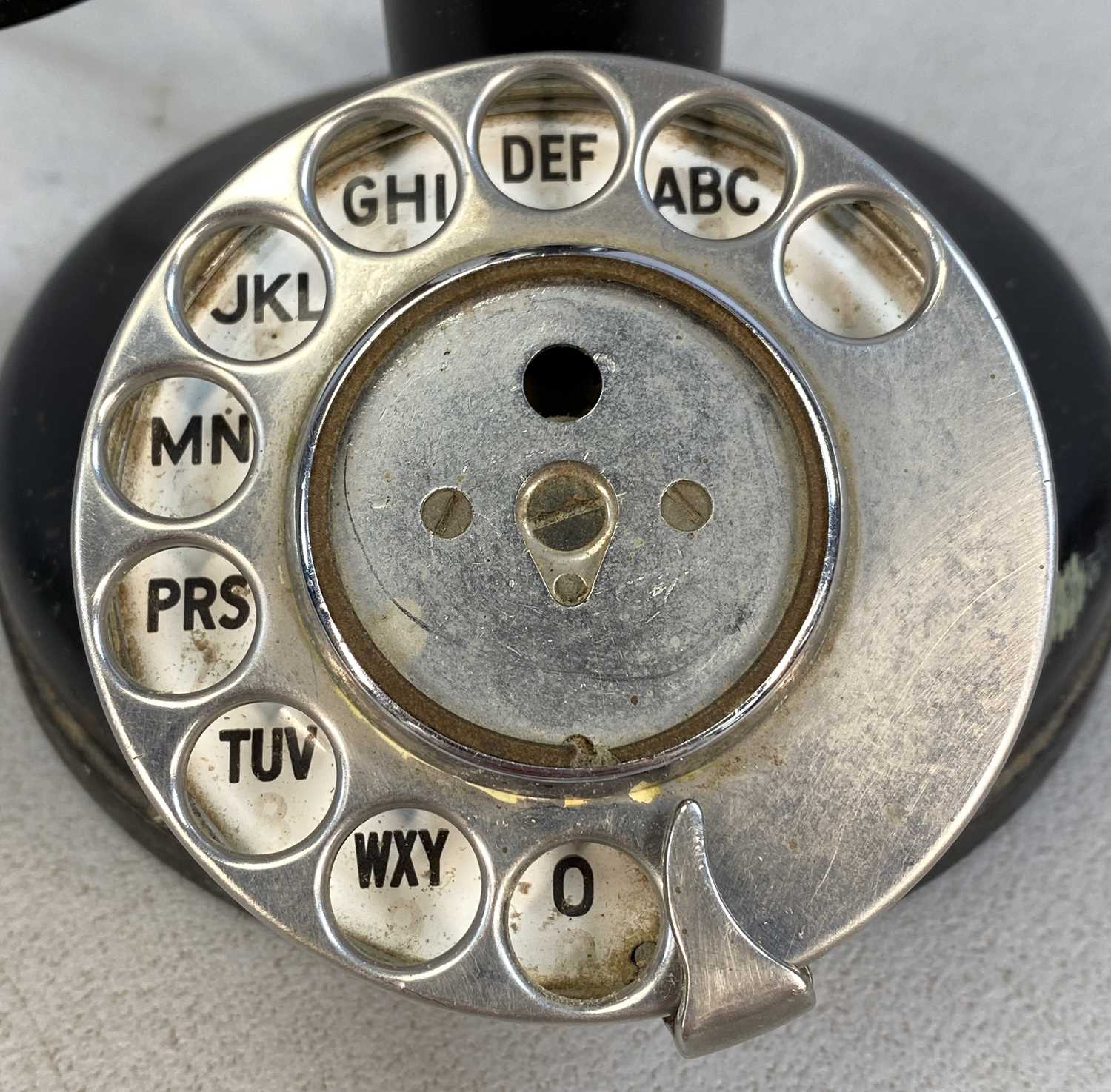 1920s CANDLESTICK TELEPHONE NO.150, Bakelite with chrome dial, 31cms (h) Provenance: private - Image 3 of 4