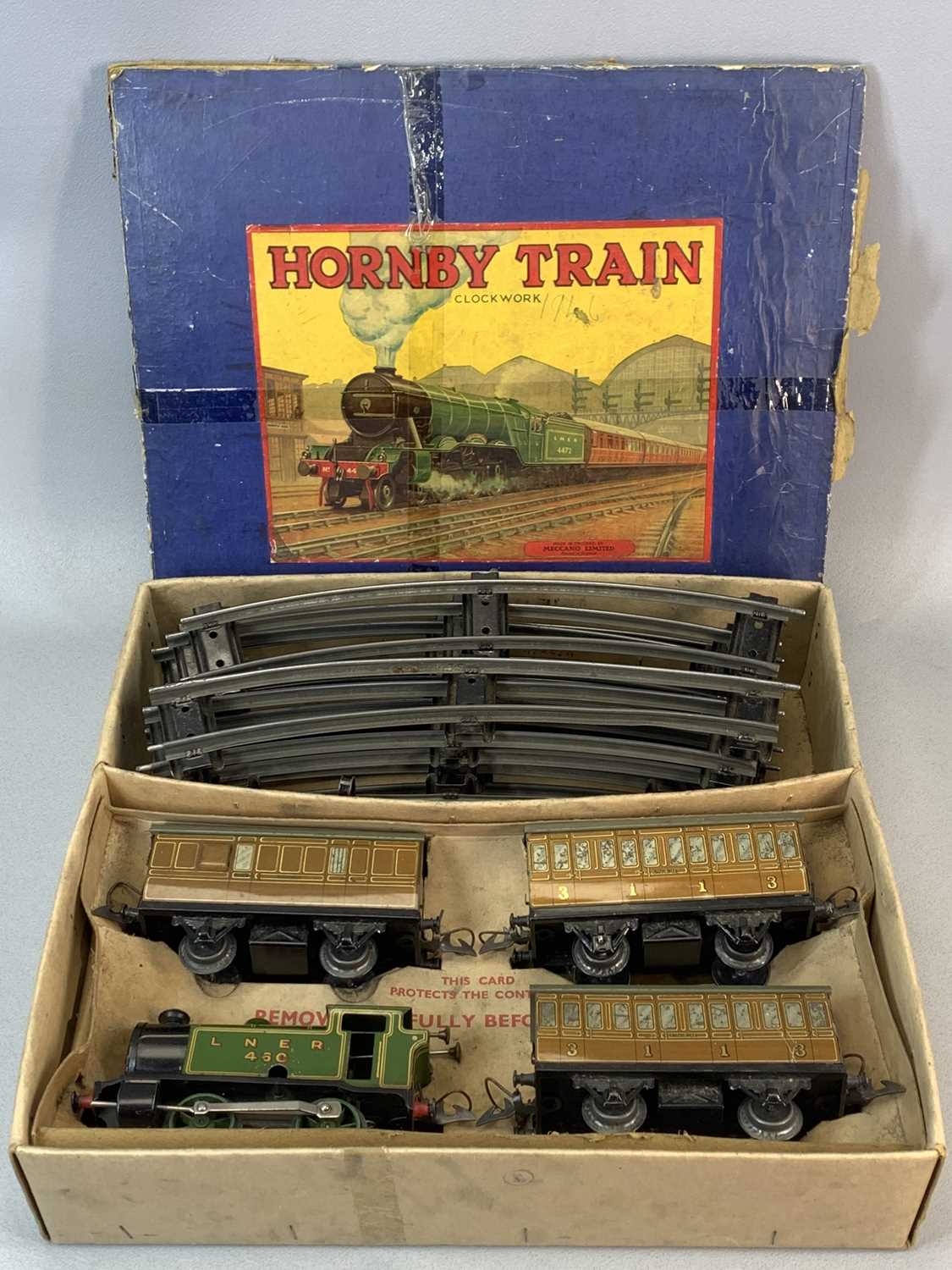 HORNBY TRAINS - tin plate boxed clockwork set, another boxed set, quantity of boxed Rolling Stocks - Bild 4 aus 6