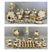 ROYAL ALBERT OLD COUNTRY ROSES PATTERN DINNER & TEA SERVICE & ASSORTED ORNAMENTS, approx. 88