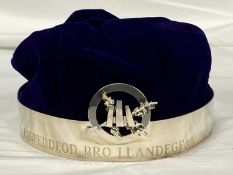 SILVER EISTEDDFOD CROWN, Eisteddfod Bro Llandegfan 2015, crested with oak leaves and acorn,