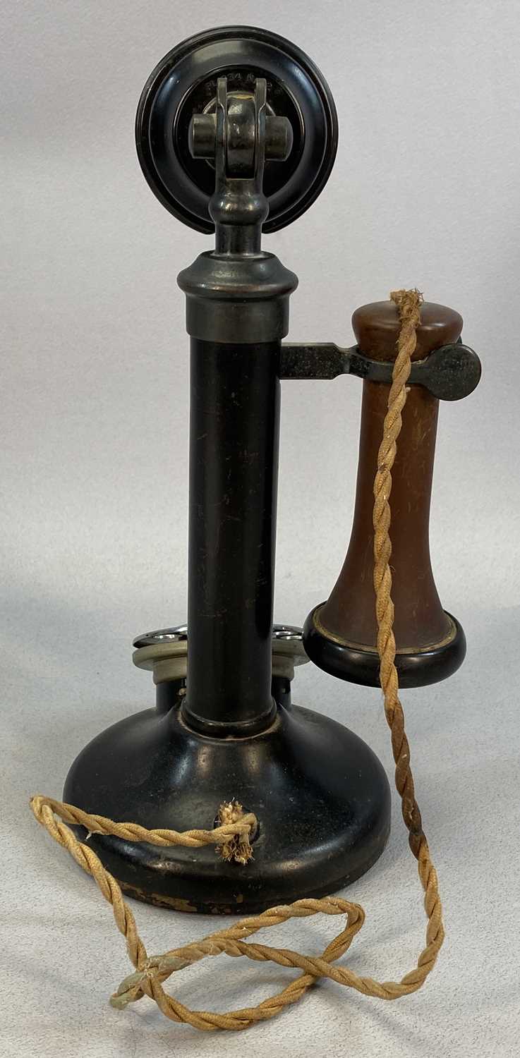 1920s CANDLESTICK TELEPHONE NO.150, Bakelite with chrome dial, 31cms (h) Provenance: private - Image 4 of 4