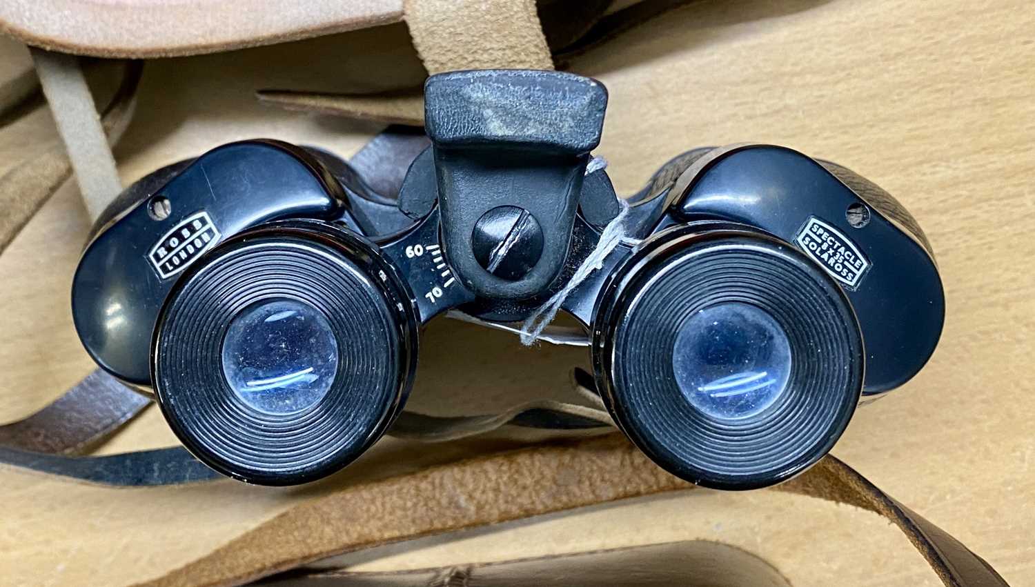 ROSS OF LONDON BINOCULARS, five cased pairs, Bino. Prysm no. 5, Mark 2 x 7, no. 19786, 9 x 35 - Image 3 of 6