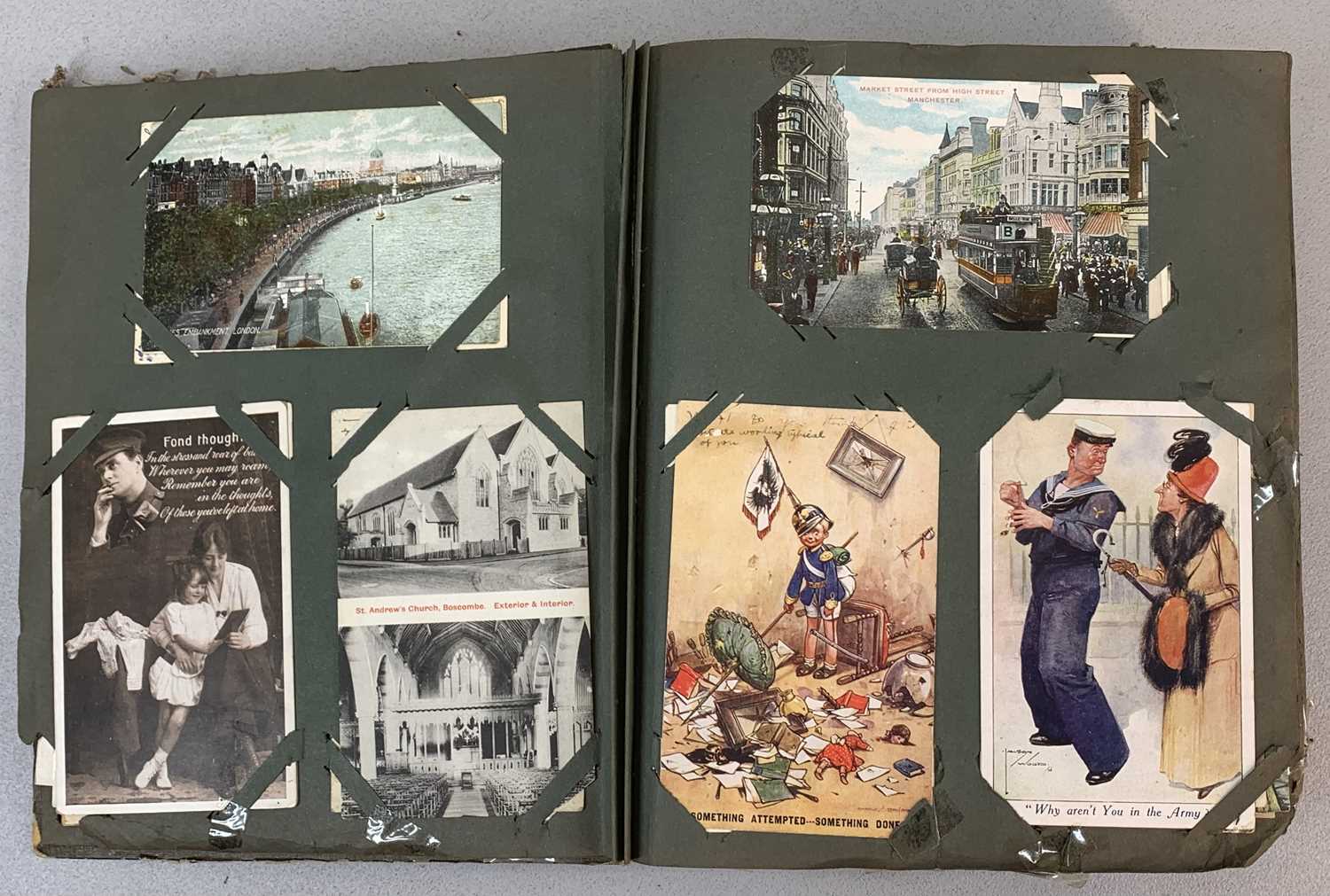 VINTAGE POSTCARDS, an excellent early 20th century selection, including war time, within one - Image 4 of 12