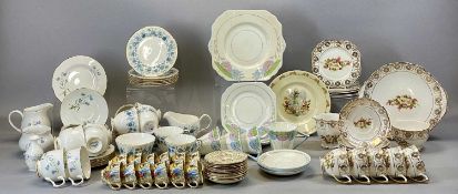 QUANTITY OF MIXED TABLEWARE, including Colclough floral tea set, a Lawleys part tea seat and