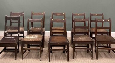 TEN VARIOUS FARMHOUSE CHAIRS Provenance: private collection Conwy