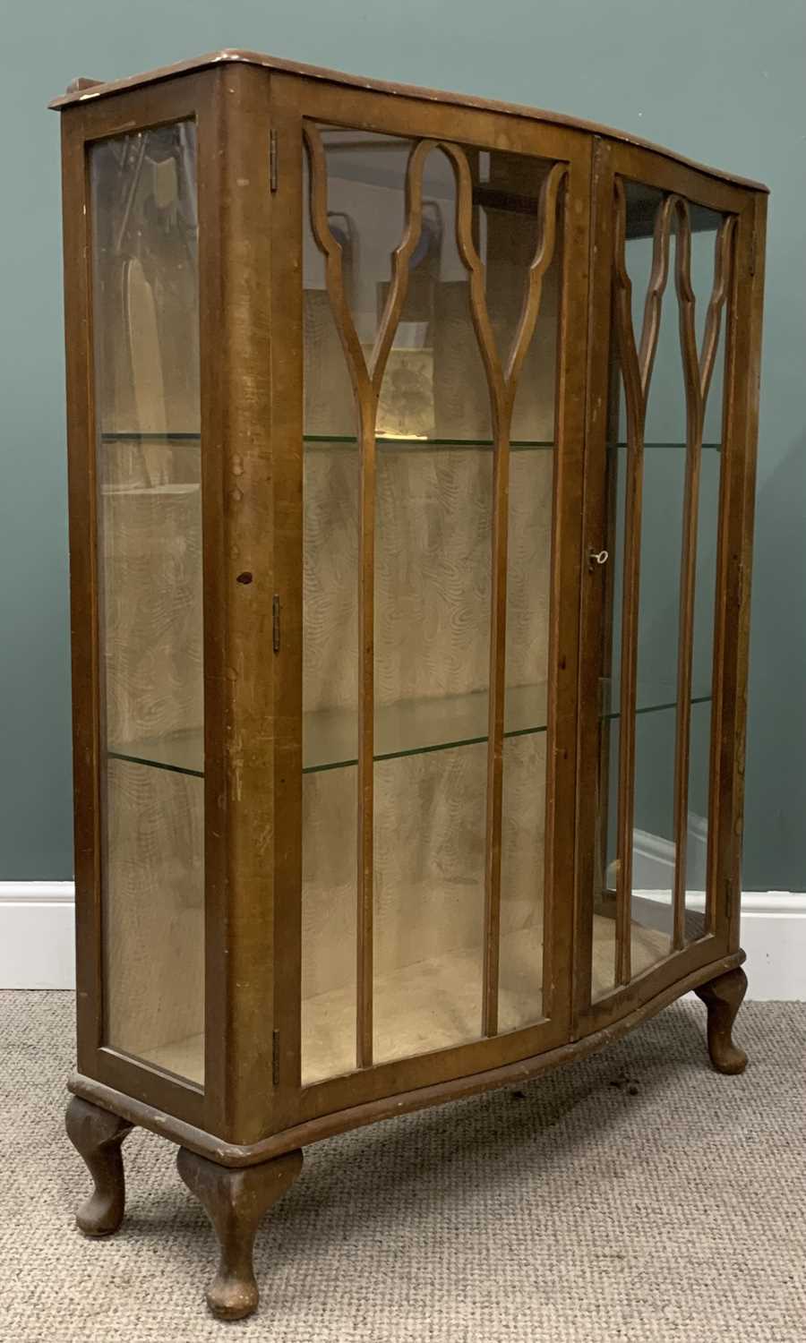 VINTAGE & LATER OCCASIONAL FURNITURE ITEMS, comprising China display cabinet example with oak two - Image 6 of 12