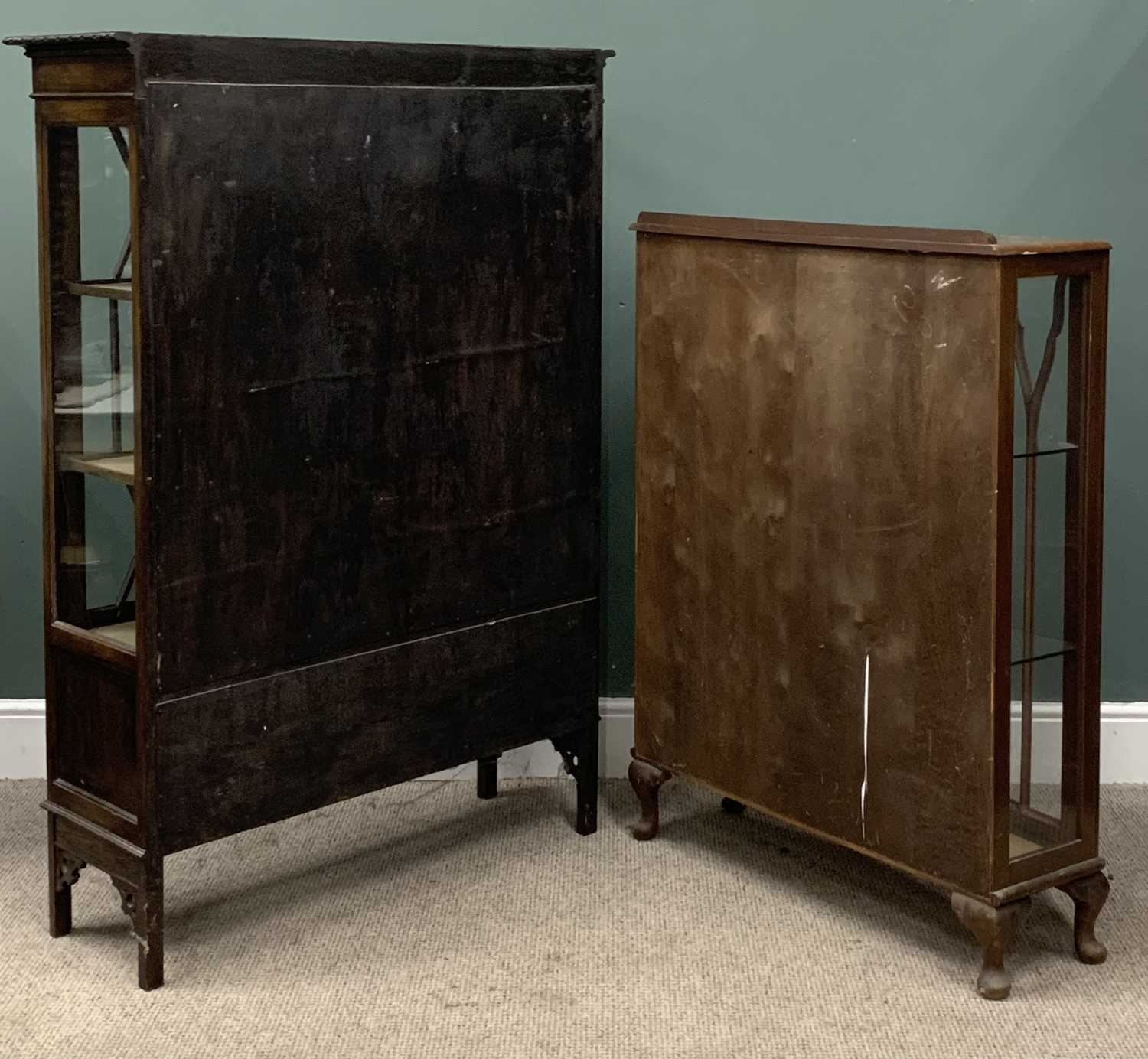 VINTAGE & LATER OCCASIONAL FURNITURE ITEMS, comprising China display cabinet example with oak two - Image 10 of 12