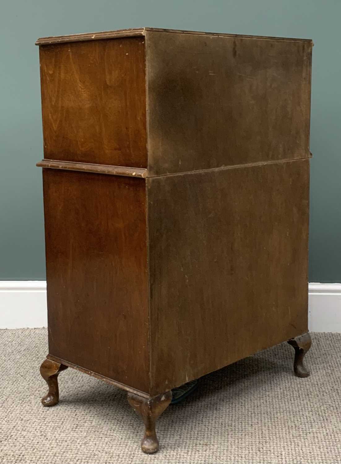 REPRODUCTION MAHOGANY TALL BOY two over three drawers on cabriole supports, 96 (h) x 63 (w) x - Image 2 of 5