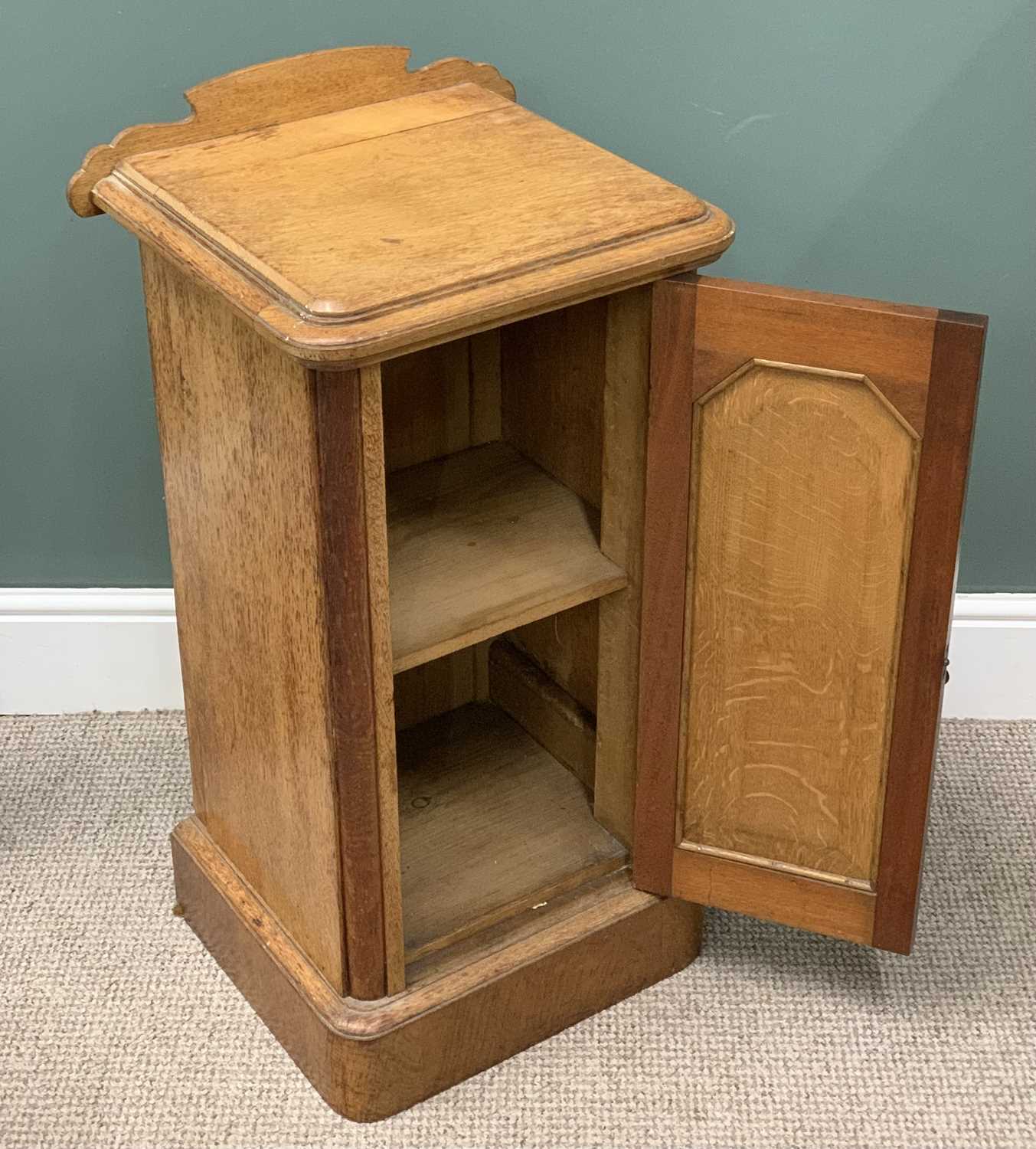 VINTAGE & LATER OCCASIONAL FURNITURE ITEMS, comprising China display cabinet example with oak two - Image 4 of 12