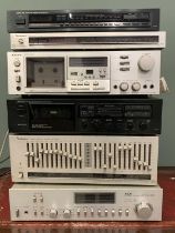 HI-FI SEPARATES, Denon Technics, Sony, Arai and Yamaha Provenance: private collection Conwy