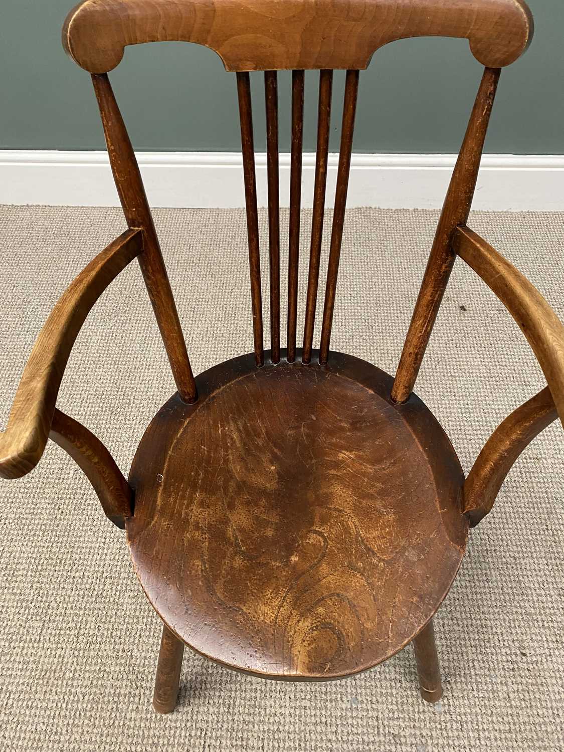 VINTAGE ELBOW CHAIR, 85 (h) x 49 (w) x 45cms (d) Provenance: deceased estate Conwy - Image 3 of 3