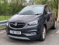 VAUXHALL MOKKA X ELITE NAV TURBO AUTOMATIC FIVE DOOR HATCHBACK with registration number CX67 GEK,