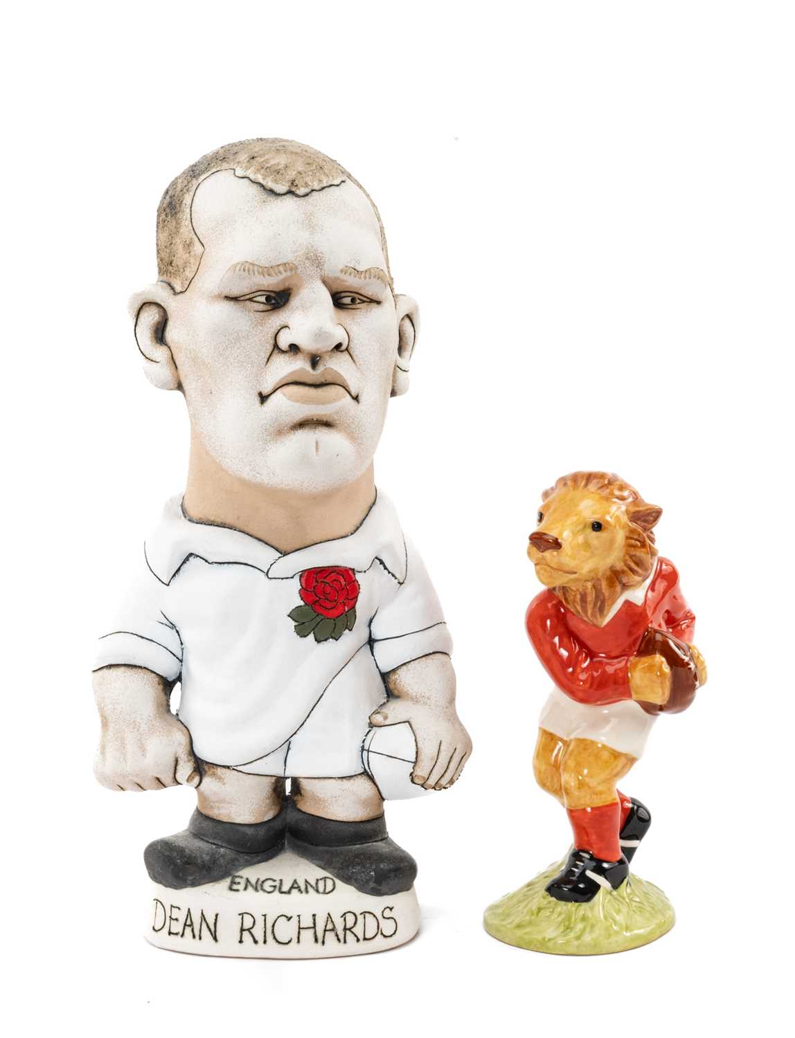 GROGG CARICATURE BY JOHN HUGHES OF DEAN RICHARDS (England International Rugby Union player with 48