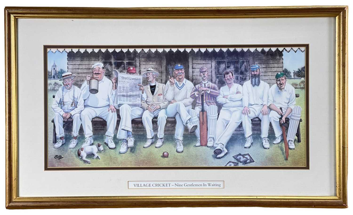 THREE GLAMORGAN COUNTY CRICKET CLUB PRINTS entitled, 'Glamorgan Cricket Club, champions 2002' by - Image 4 of 4