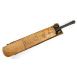 SIGNED 1923 M.C.C. CRICKET BAT FROM TOUR TO SOUTH AFRICA 4TH TEST, 9 to 13 February 1923, Phillip