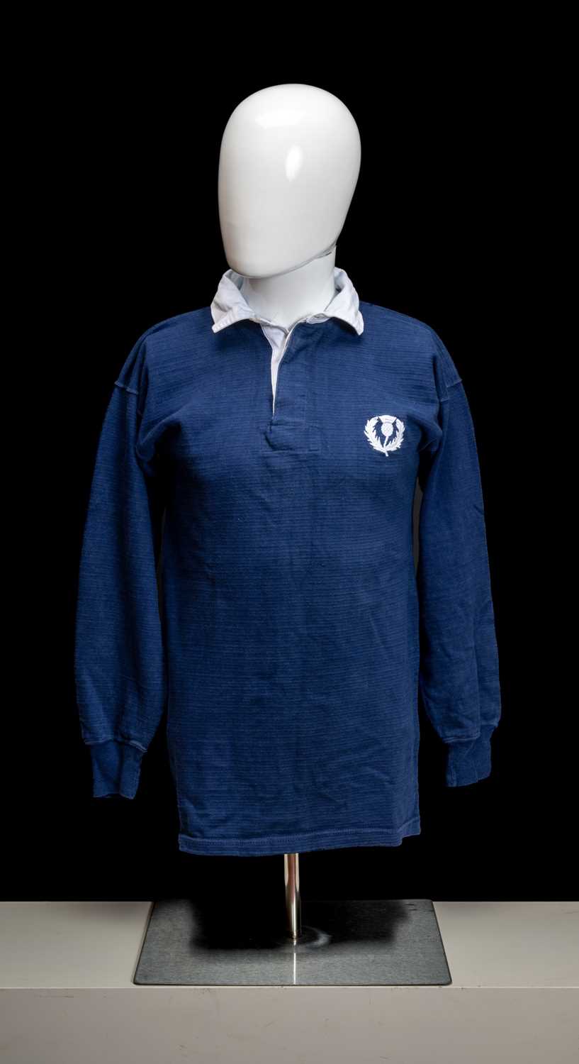 CIRCA 1970 SCOTLAND INTERNATIONAL RUGBY UNION JERSEY believed match worn jersey during the Scot's