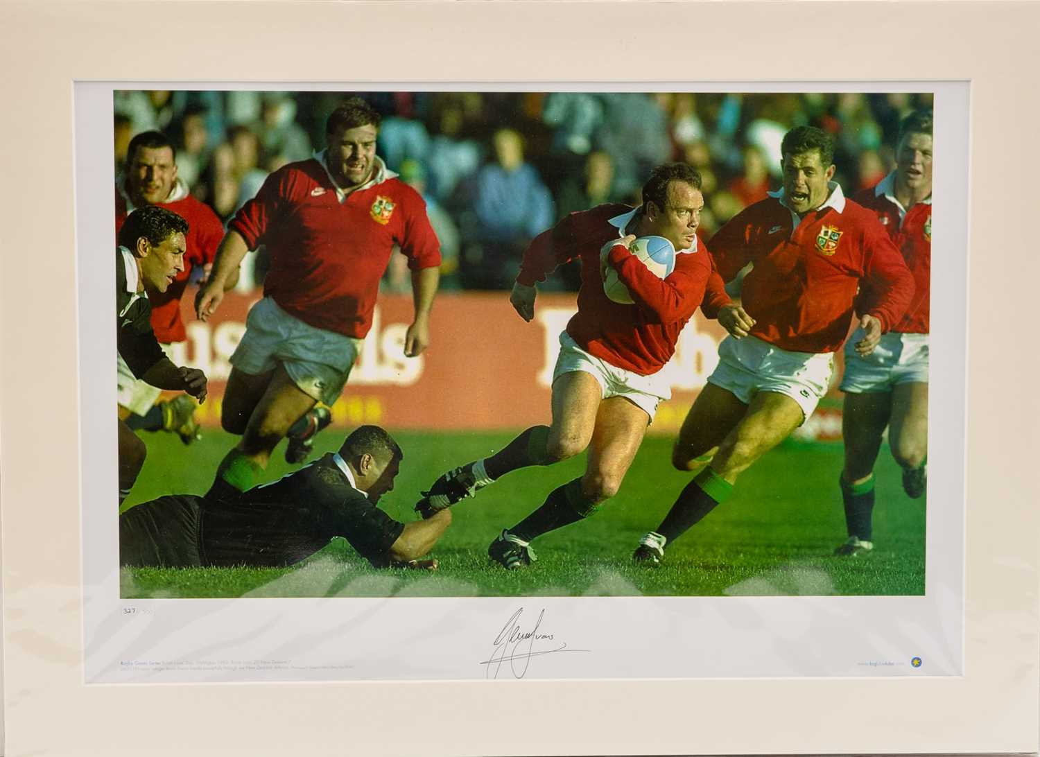 RUGBY GREATS SERIES LIMITED EDITION COLOURED PRINTS including, British Lions Tour South Africa - Image 4 of 4