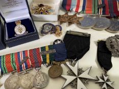 MEDALS & ITEMS RELATING TO LT. COL. WILLIAM DAVID MORRIS RAOC TA (1910-1983) including a bar of