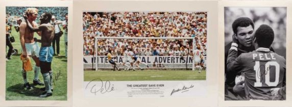 COLLECTION OF FOOTBALL INTEREST PHOTOGRAPHY including, John Varley iconic photographic print image