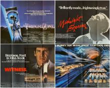 FOUR UK CINEMA POSTERS titles include, 'The Twilight Zone' (1983) printed by Warner Bros, '
